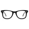 Trendy Explosive Spectacle Retro Transparent Spring Hinge Eyewear Fashion Optical Acetate Glasses
