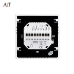 Tuya Smart Life Home 2 4 pipe FCU Room Thermostat Wifi 3 Speed Heating Cooling for Air Conditioning Thermostat Glass Panel