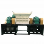 Tyre Shredder Machine Twin Shaft Machines Shredders Rubber Prices Plastic Crushing Machines