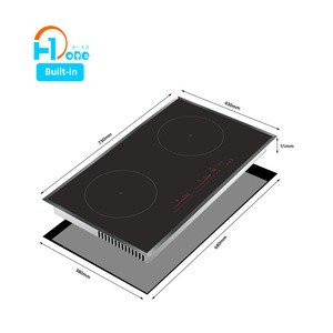 Ultra Slim Electric Stove Energy Saving Induction Cooker Double Plate Built In Induction Cooktop