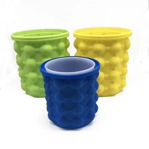 Unionpromo custom cheap silicone ice bucket,  ice cube bucket silicone