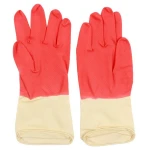Unionsource Household Rubber Cleaning Gloves Smooth Rubber Dishwashing Glover