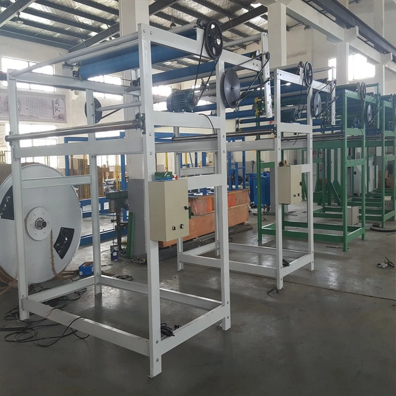 Unwinding machine for fabric,textiles and other materials in rolls