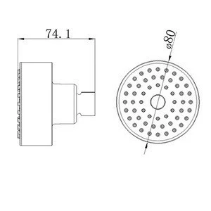 upc faucet parts single function shower head for spa faucet