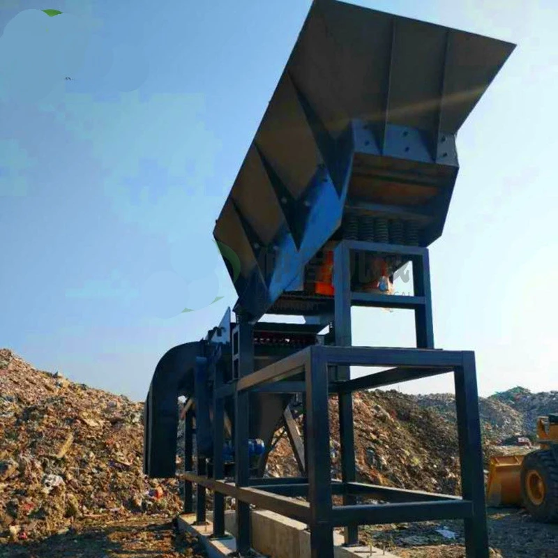 Urban waste garbage sorting treatment to composting equipment