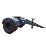 Utility cargo mini semi trailer truck machinery transport trailer for light industrial equipment custom size semi trailer