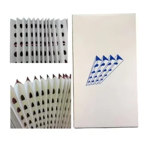 V-Type Paper Paint Dry-Type Filter Paper For Spray Booth Recycled Cardboard Filter For Effective Paint Storage