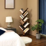VASAGLE bookshelf for kindergarten Ladder Bookshelf magazine rack bookshelf library Cube Storage Unit Industrial Bookcase