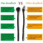 |VAST DREADS| afro kinky curly hair crochet dreadlock handmade locks extensions natural dread extensions human hair