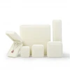 VEB01B Wholesale Customised White Velvet Jewellery Earring Box And Packaging