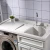 Import Veranda Bathroom Carbon Fiber PVC Cabinet Wash Hand Basin Bathroom Vanity Cabinet For Washing Machine from China