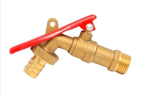 Washing machine bibcock with lock quick water nozzle 1/2 single cooling full copper faucet