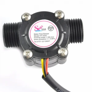 Water Flow Meter Sensor Module Control G1/2 &quot; 1-30L/min