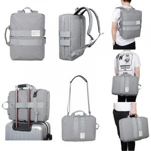 Water Resistant Messenger Laptop Bag Cases Business Convertible Backpack Briefcase For Men Women