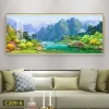 Waterfall scenery painting landscape Home Decoration Painting Bedroom Sofa Background Wall Art Oil Painting