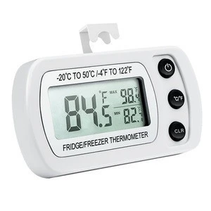 Waterproof Digital Fridge Refrigerator Freezer Max Min Thermometer For Wine Fridge