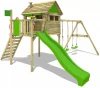 Waterproof Prefab Garden cheap customised children large wood outdoor playgrounds play house set for kids wooden supplier