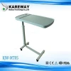 Wearable White ABS Mobile Hospital dining Table With adjustable height