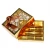 Import wedding cardboard paper luxury gold snack bonbon sweets candy truffle chocolate gift drawer boxes packaging with divider insert from China