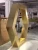 Import wedding decoration hexagon gold arch acrylic PVC backdrop stand arch for party decoration from Pakistan