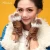 Import Weekday women leather fancy fingerless mitten rabbit fur plush hand muff from China