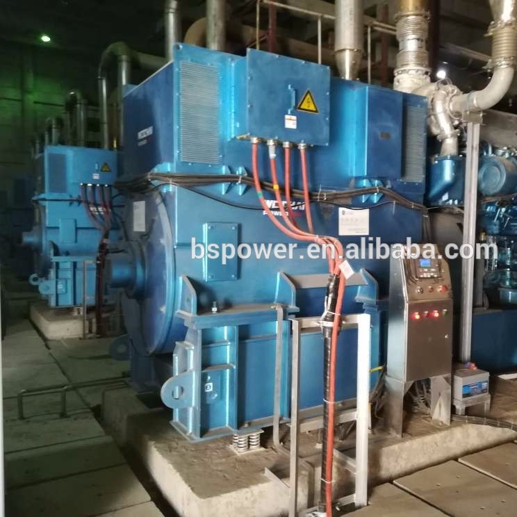 weichai 13800V hfo generator 3mw power plant
