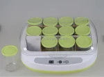 white and green yogurt maker 12 cups