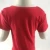 Wholesale 100% cotton lovely Red custom little boys t shirt with Pocket