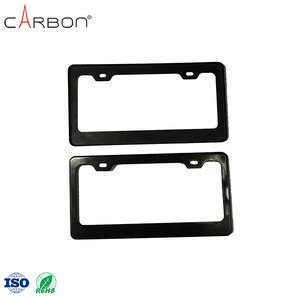 Wholesale Auto Carbon Fiber License Plate Frame Custom License Plate Frames