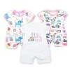 Wholesale Baby Clothes Romper Lovely Short Sleeve Baby Romper