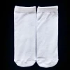wholesale blank polyester socks stockings custom socks 3D digital print logo white sublimation blank socks