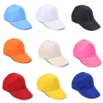 wholesale cheap advertising 6 panels cap printed logo travel student baseball hat embroidered volunteer hat
