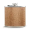 Wholesale cheap custom design promotional gift stainless steel whiskey wine pot pocket wooden hip flask