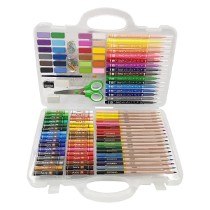 Wholesale Colored Pencil Oil Pastel Watercolor Pen Piece Art Drawing Painting Set with 138 pieces