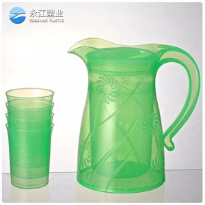 wholesale colorful brown water jug tea jug/ tea pot/water kettle with stainer glass water pitcher