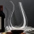 Import Wholesale Colorful U shape glass wine decanter from China