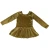 Import Wholesale Crew Neck Kids Skirt Shirt Ruffles Velvet Long Sleeves Peplum Tops For Baby Girl from China
