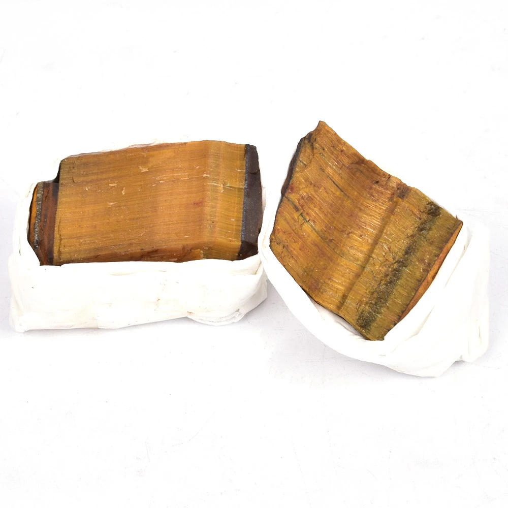Wholesale Crystal Minerals Natural Quartz Tiger&#x27;s Eye Rough Raw Stone For Chakra Healing Products Box Set