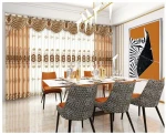 Wholesale Custom High Quality modern manufacturing glitter wedding curtain automation valance curtains