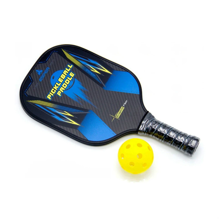 Wholesale customized high-quality PP honeycomb graphite/carbon pickleball racquets/rackets/paddles with the USA standards