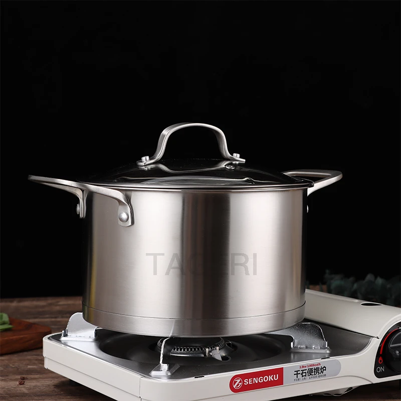 Wholesale Durable Using big covered stainless steel cookware soup pot