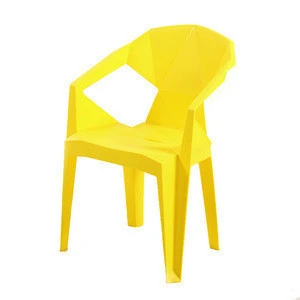 Wholesale free sample modern high quality bulk outdoor garden stacking pp plastic simple plastic dining chair