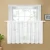 Import Wholesale Geometric  White Linen Polyester Printed  Backdrop Decoration Kitchen Window Sheer Curtain from China