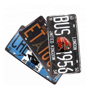 Wholesale Good Quality 3D Embossed Custom License Plate