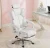 Import Wholesale High Quality Leather Executive Office Chairs White Modern Ergonomic Swivel Thick Cushion Linkage Armrest Chair from China
