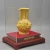 Import Wholesale higher quality art collectible metal vase 24k gold vase for home decoration from China