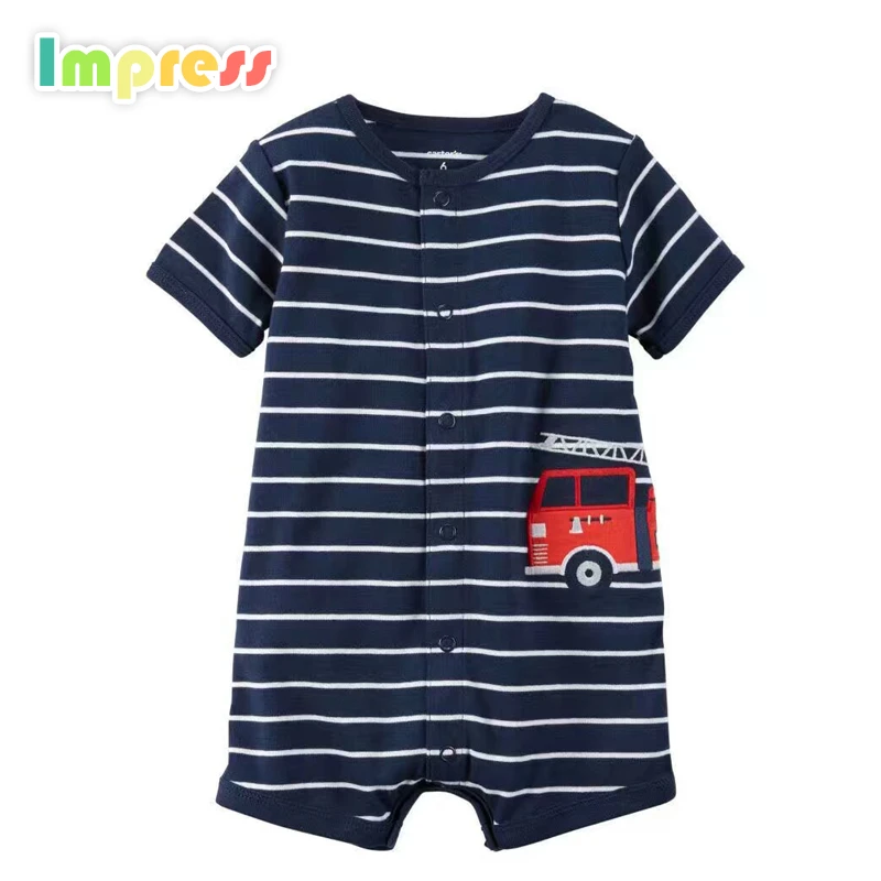 Wholesale infant baby wear clothes cotton cloth baby romper
