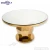 Import Wholesale marble top crystal hotel bar banquet party event dining round retangular wedding gold cake stainless steel table from China
