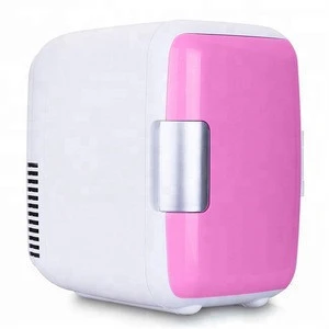 Wholesale Mini Car Fridge 4L 12V Cooler&Warmer Refrigerator Price Heating Food Electric Portable Icebox Travel Box ABS For Campi