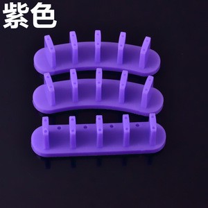 Wholesale  nail art practice tool artificial fake nail tips holder display board chart with 10 tips